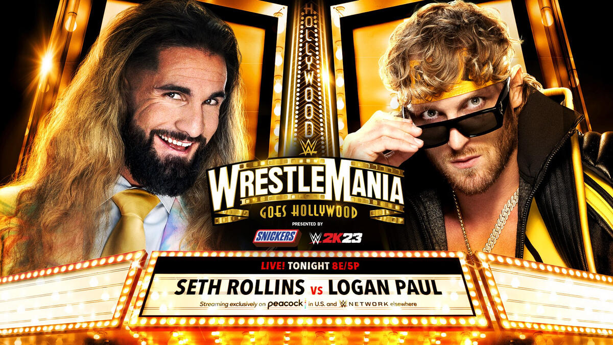 Seth Freakin Rollins Vs Logan Paul Wwe