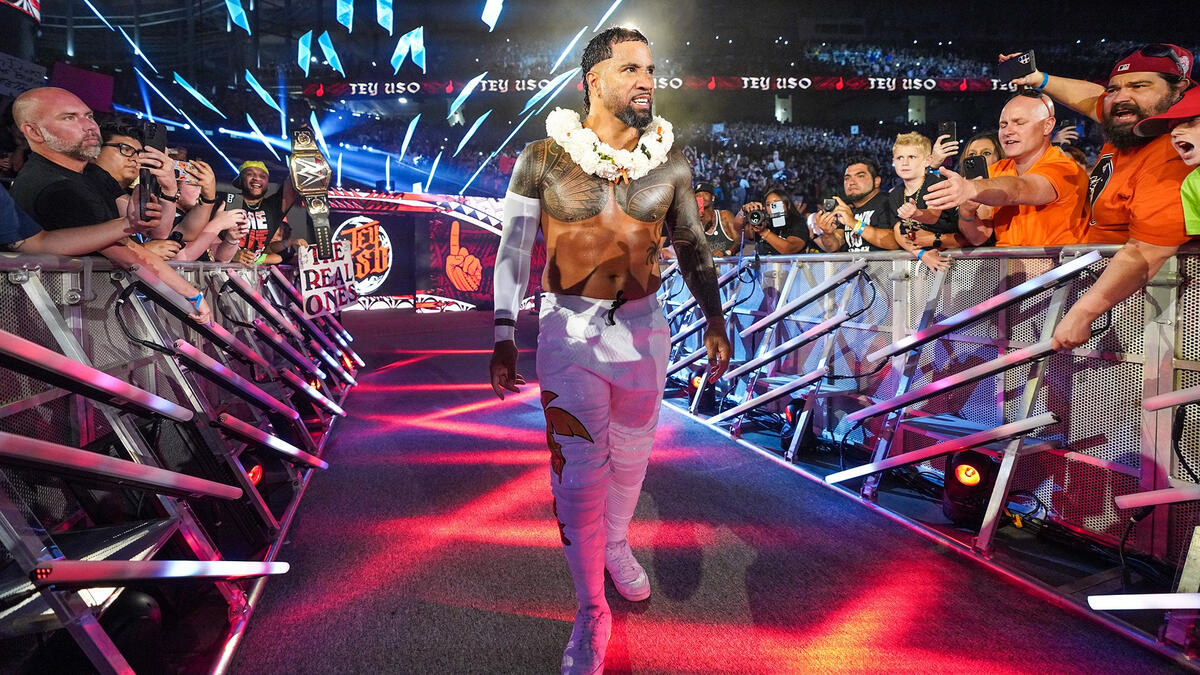 Download WWE Jey Uso Silent Pose Wallpaper | Wallpapers.com