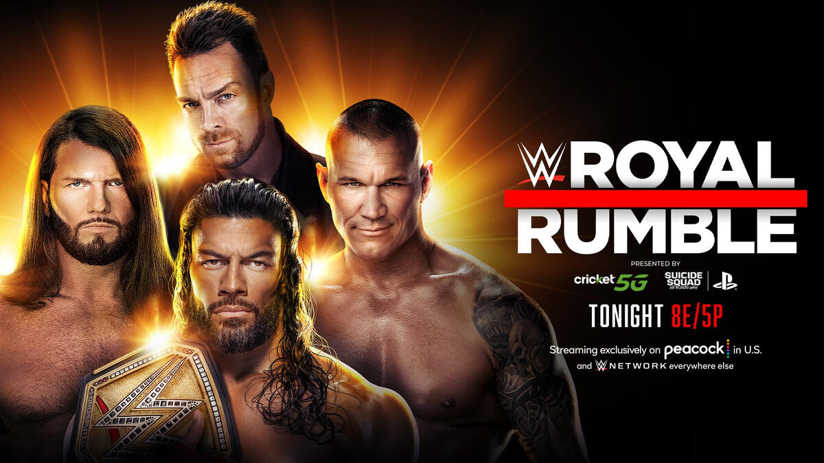 Undisputed WWE Universal Champion Roman Reigns vs. Randy Orton vs. AJ