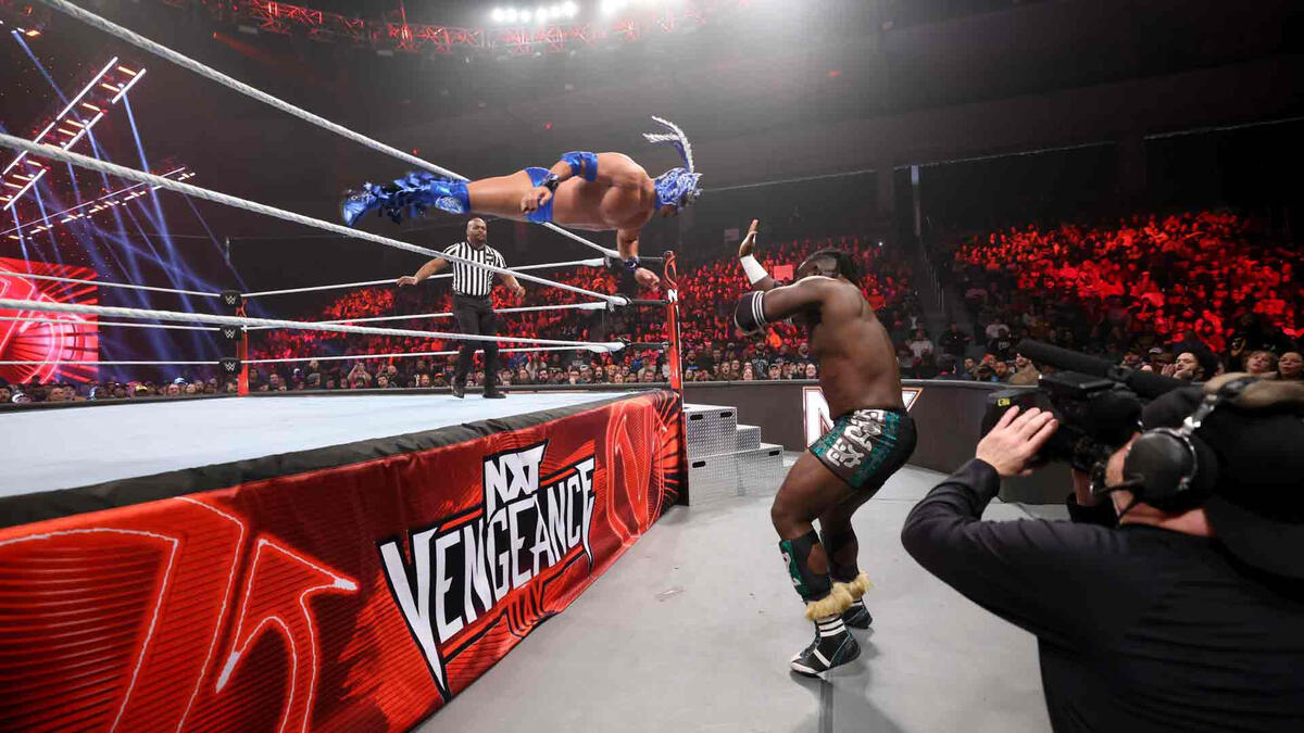 Oba Femi Vs Dragon Lee North American Championship Match Photos Wwe