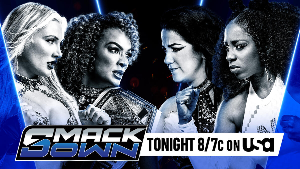 Bayley and Naomi clash with Nia Jax and Tiffany Stratton in high-stakes ...