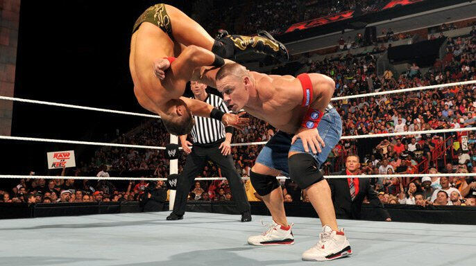 John Cena Vs The Miz WWE Championship Match WWE