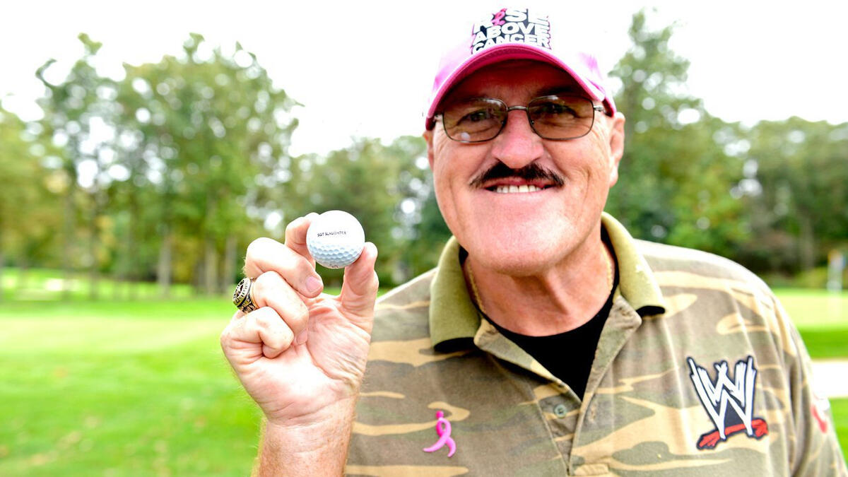 Sgt. Slaughter at the NFL Alumni Golf Classic photos WWE