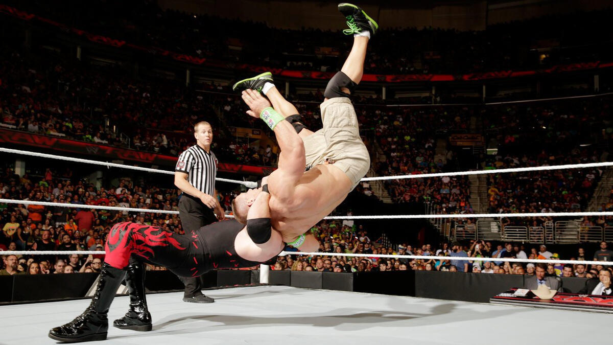 John Cena vs. Kane – Stretcher Match to Qualify for the WWE World ...