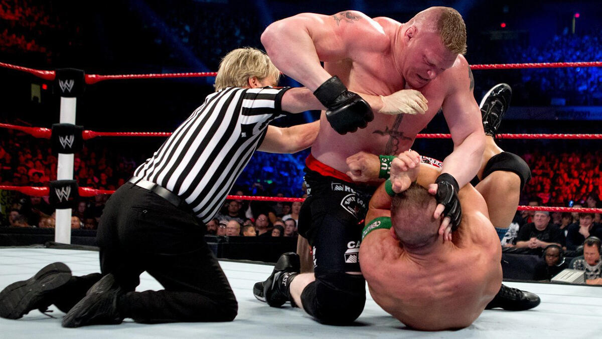 The Brutal History Of John Cena Vs Brock Lesnar Photos Wwe 