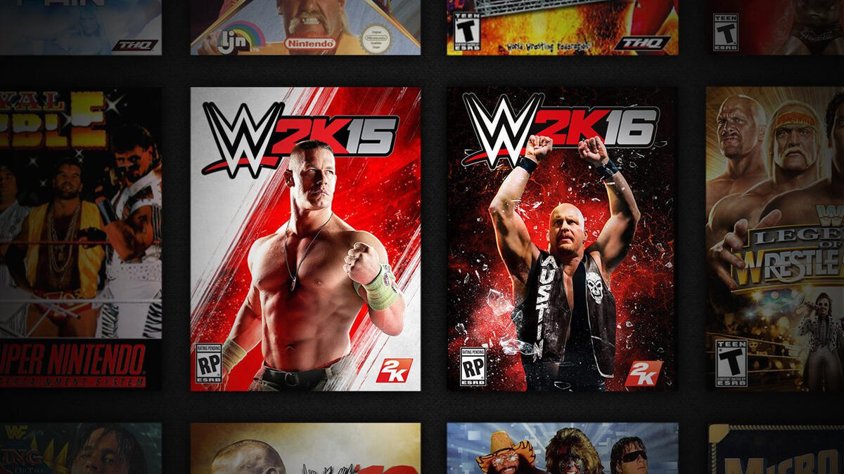 WWE video game covers photos WWE