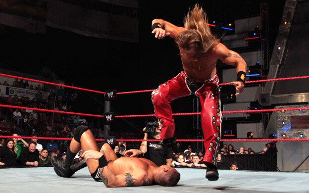 Raw Photos Randy Orton Vs Shawn Michaels Wwe