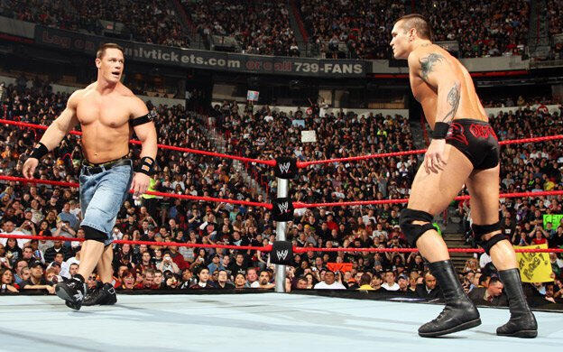 Wwe Championship Match Randy Orton Vs John Cena Wwe 