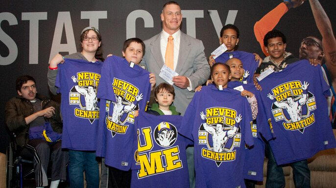 John Cena Meets Kids From The Garden Of Dreams Foundation Wwe