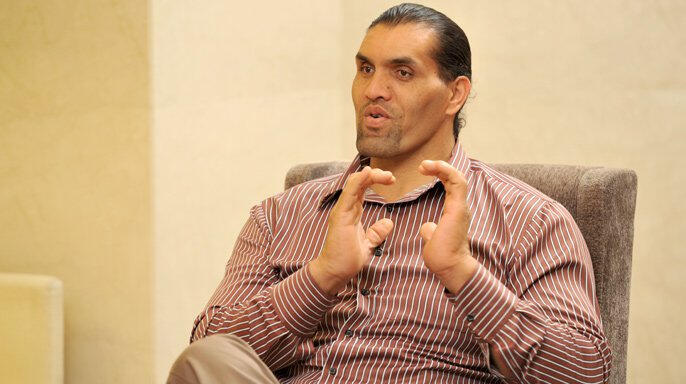 great khali face