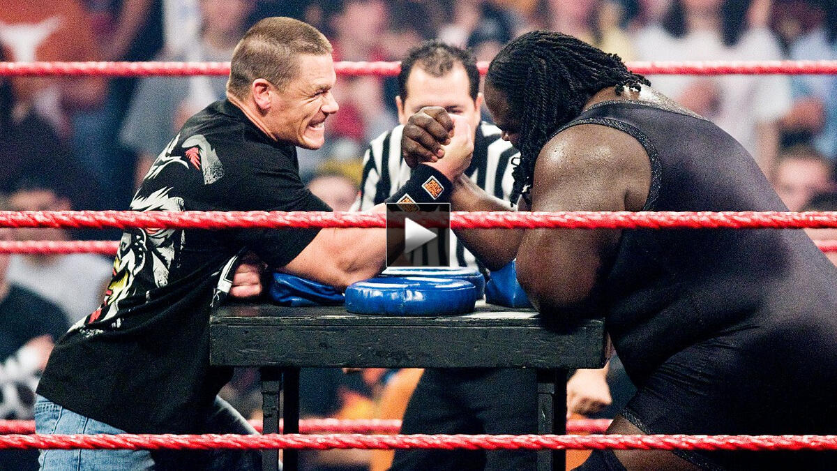 WWE's most overthetop arm wrestling contests WWE