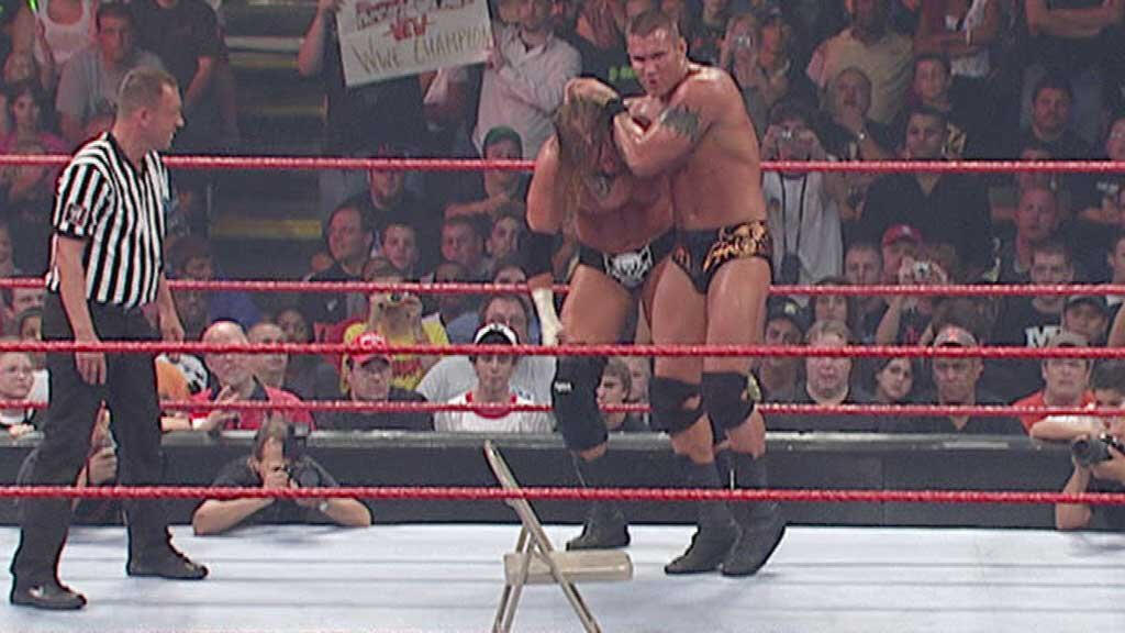 Triple H vs. Randy Orton - Last Man Standing Match: No Mercy 2007