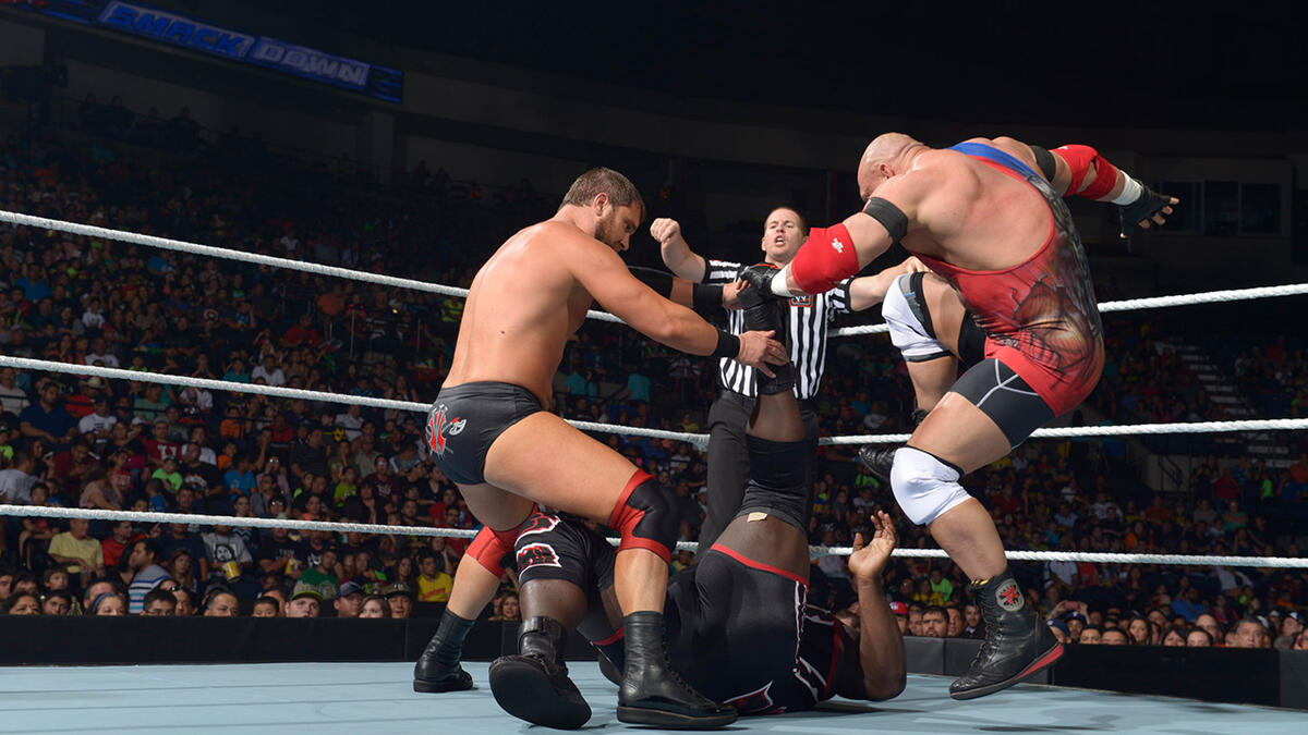 Big Show & Mark Henry Vs. Rybaxel: Smackdown, August 8, 2014 