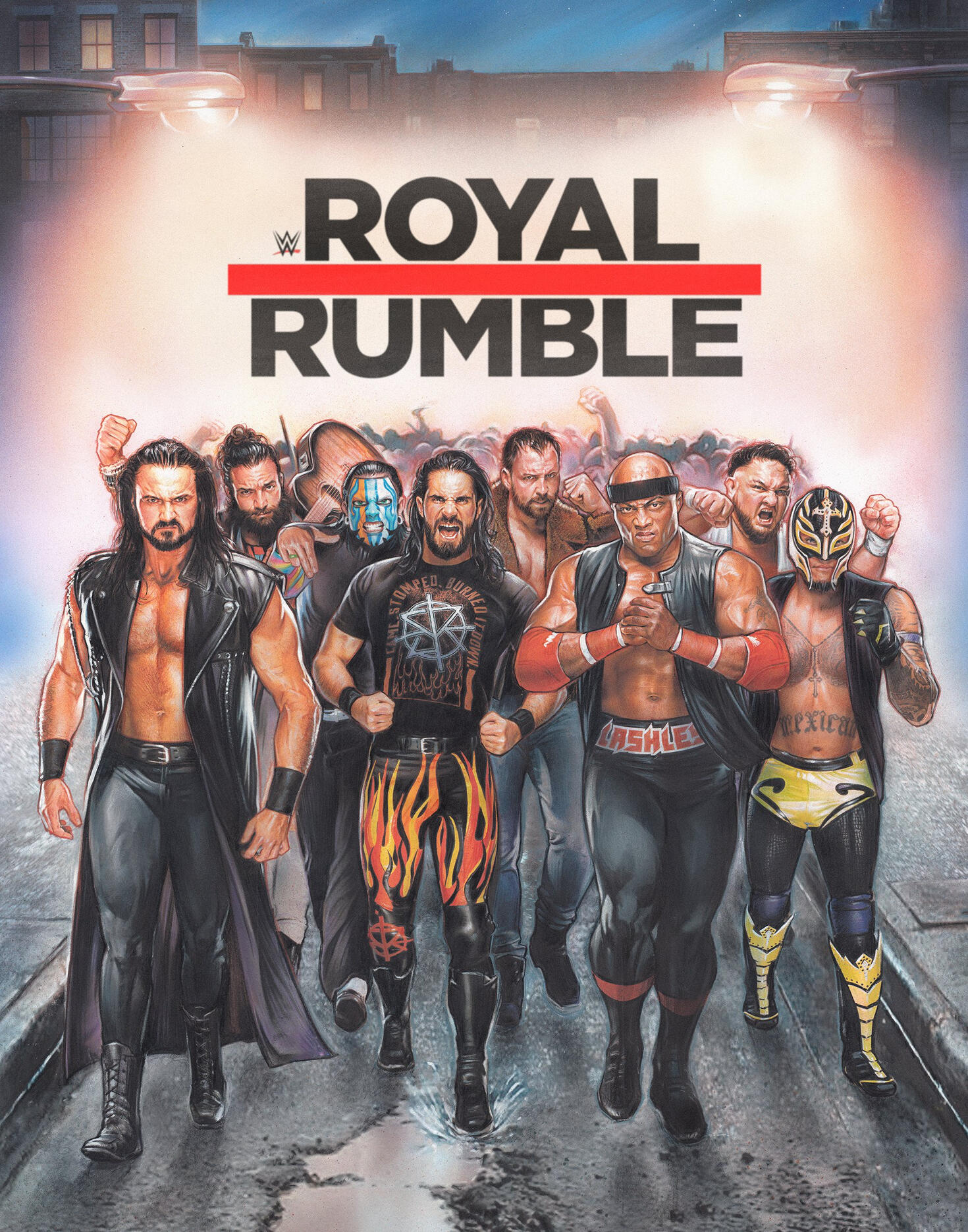 WWE remade the iconic 1991 Royal Rumble poster for 2019 r/SquaredCircle