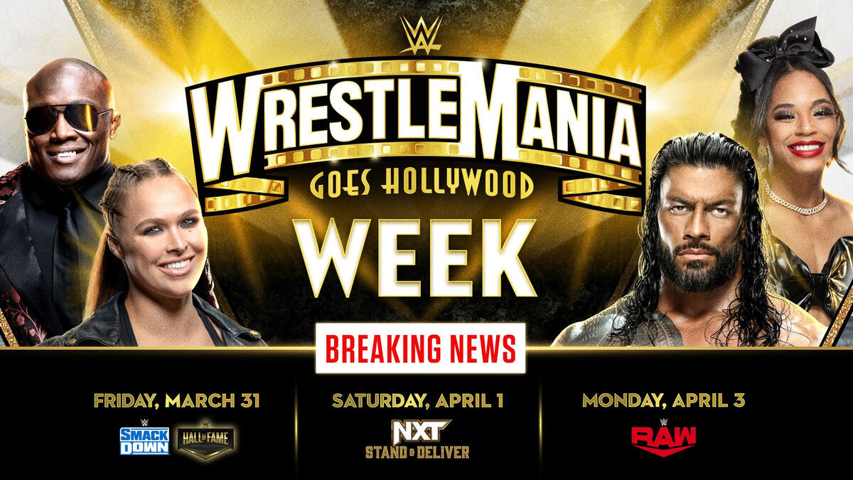 Wrestlemania 39: WWE Releases Full Schedule For Biggest PLE Weekend Of 2023 1