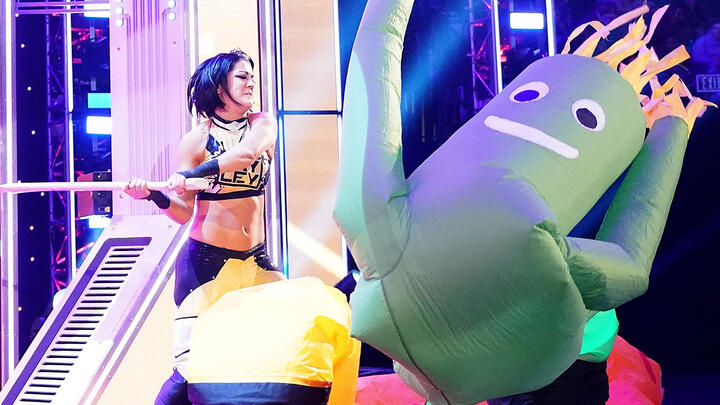 Bayley - Calling all HUGGERS! Don't miss yours truly TONIGHT when WWE Week  continues on Nickelodeon's Paradise Run!