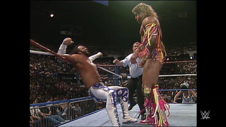 ultimate warrior vs macho man