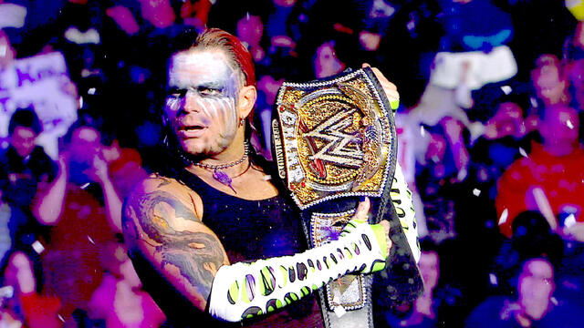 jeff hardy wwe championship celebration