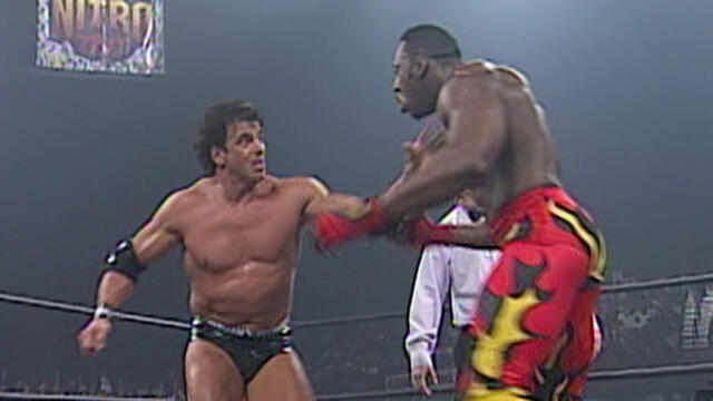 Booker T Vs Rick Martel Wcw Television Championship Match Nitro February 16 1998 Wwe