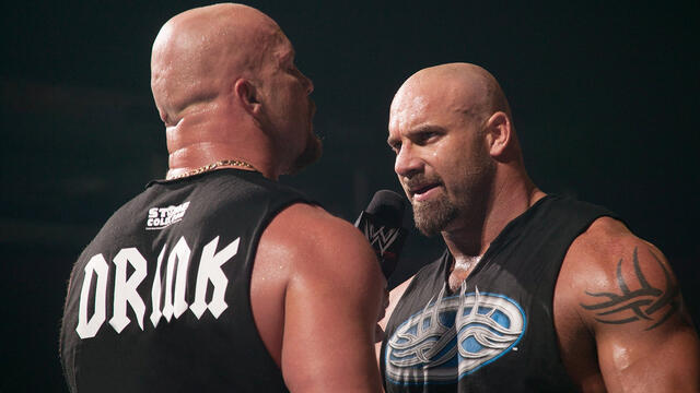 Goldberg(6'3), The rock(6'5) and Stone Cold Steve Austin(6'2) : r/tall