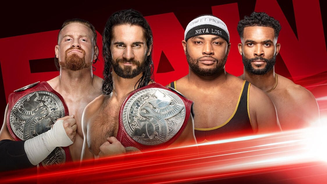 Seth Rollins & Murphy put Raw Tag Team Titles on the line against The ...