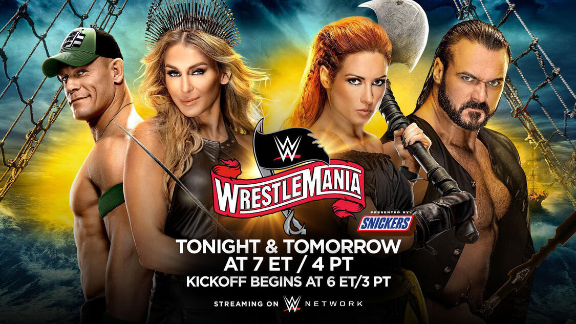 WrestleMania 36 Match Card, How to Watch, Previews, Start Time and