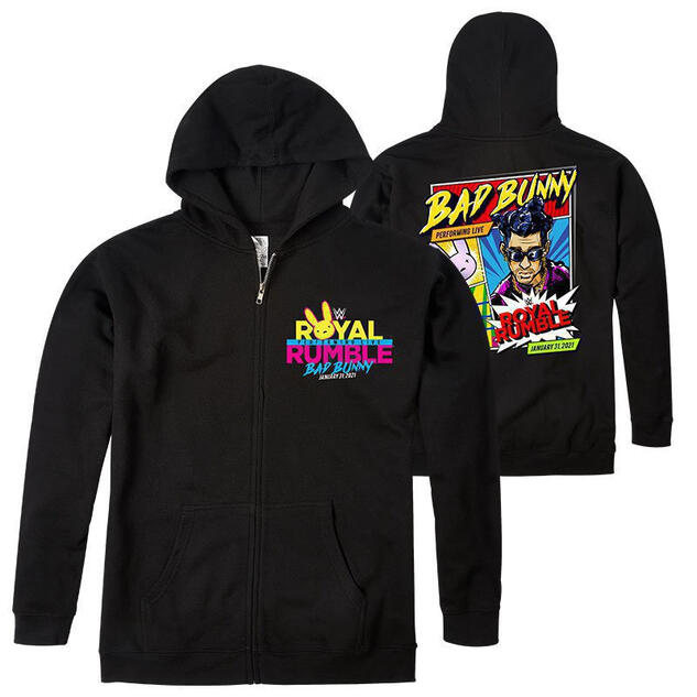 Bad Bunny Royal Rumble merchandise now available for a limited time WWE