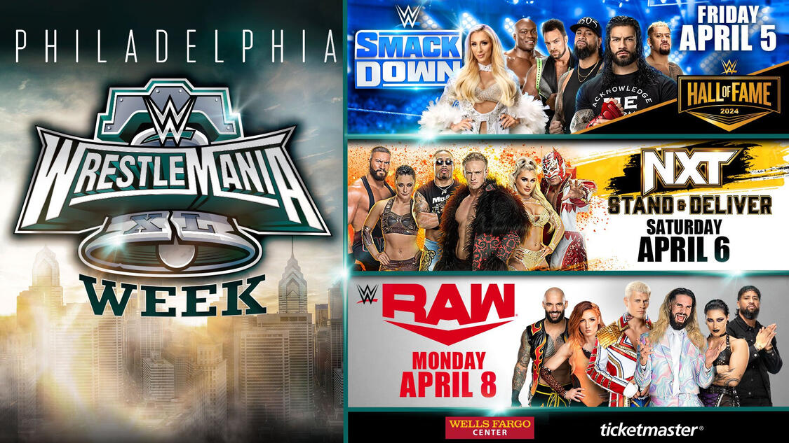 WWE unveils schedule of major events for WrestleMania Week in