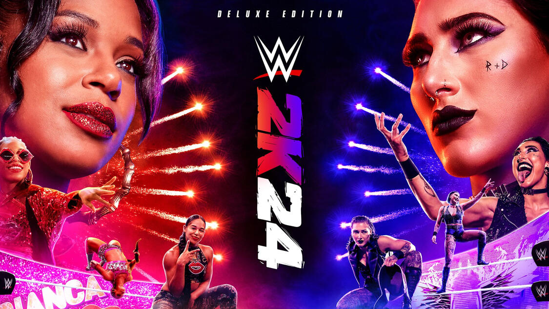 FinishYourStory with WWE 2K24 and cover Superstars Cody Rhodes, Bianca