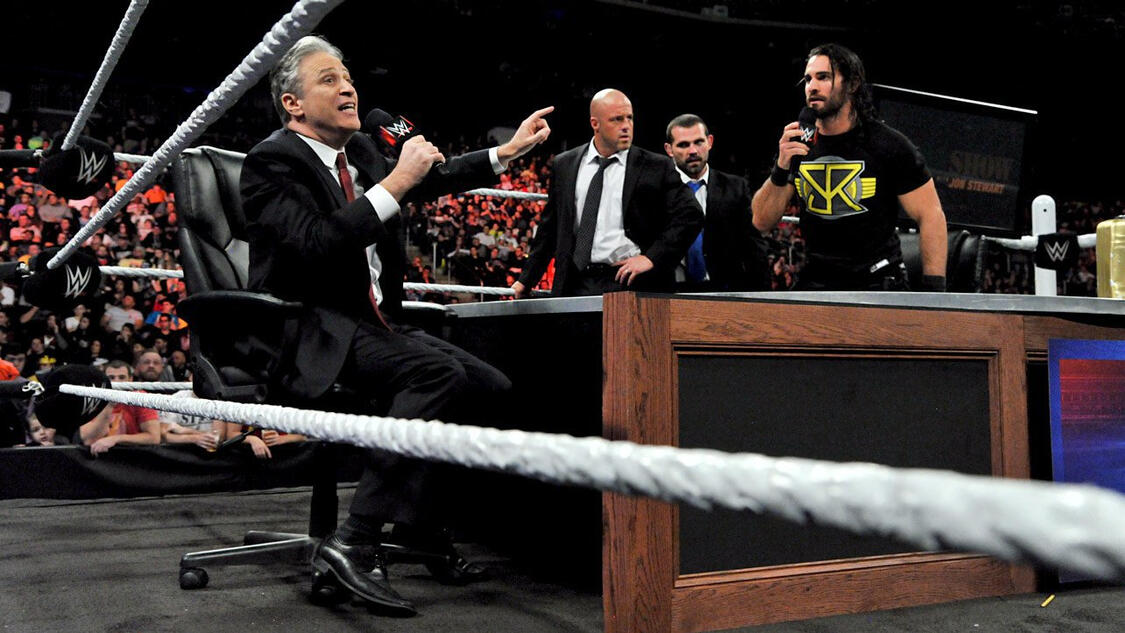 WWE Raw results, March 2, 2015 Jon Stewart hits Rollins where it hurts