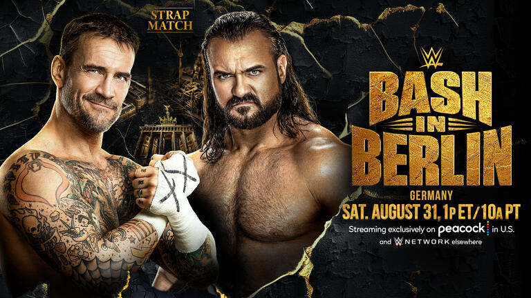 cm punk vs drew mcyntire strap match en bash in berlin 2024 latinluchas