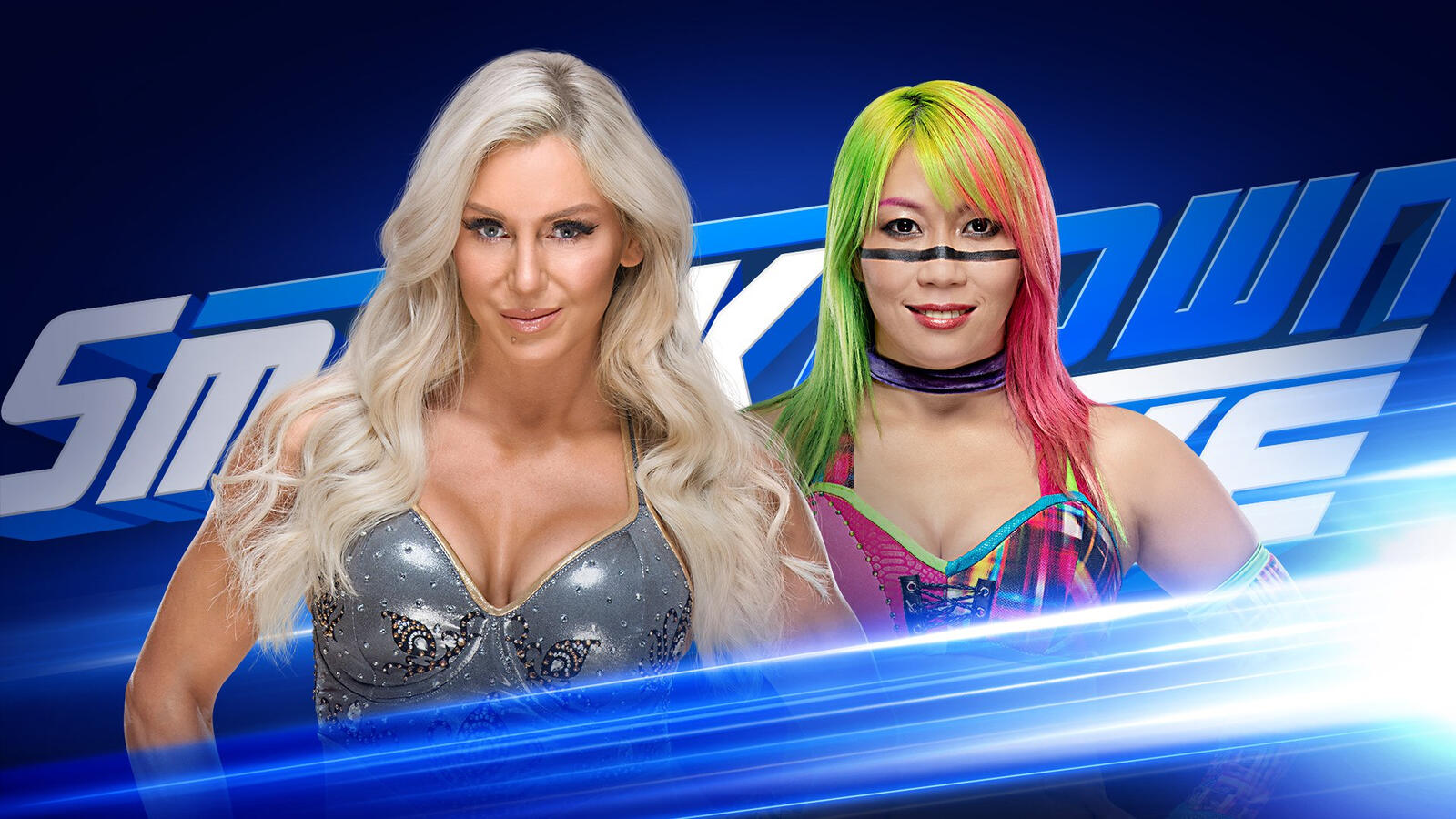 WWE SmackDown Live Charlotte Flair and Asuka clash in WrestleMania