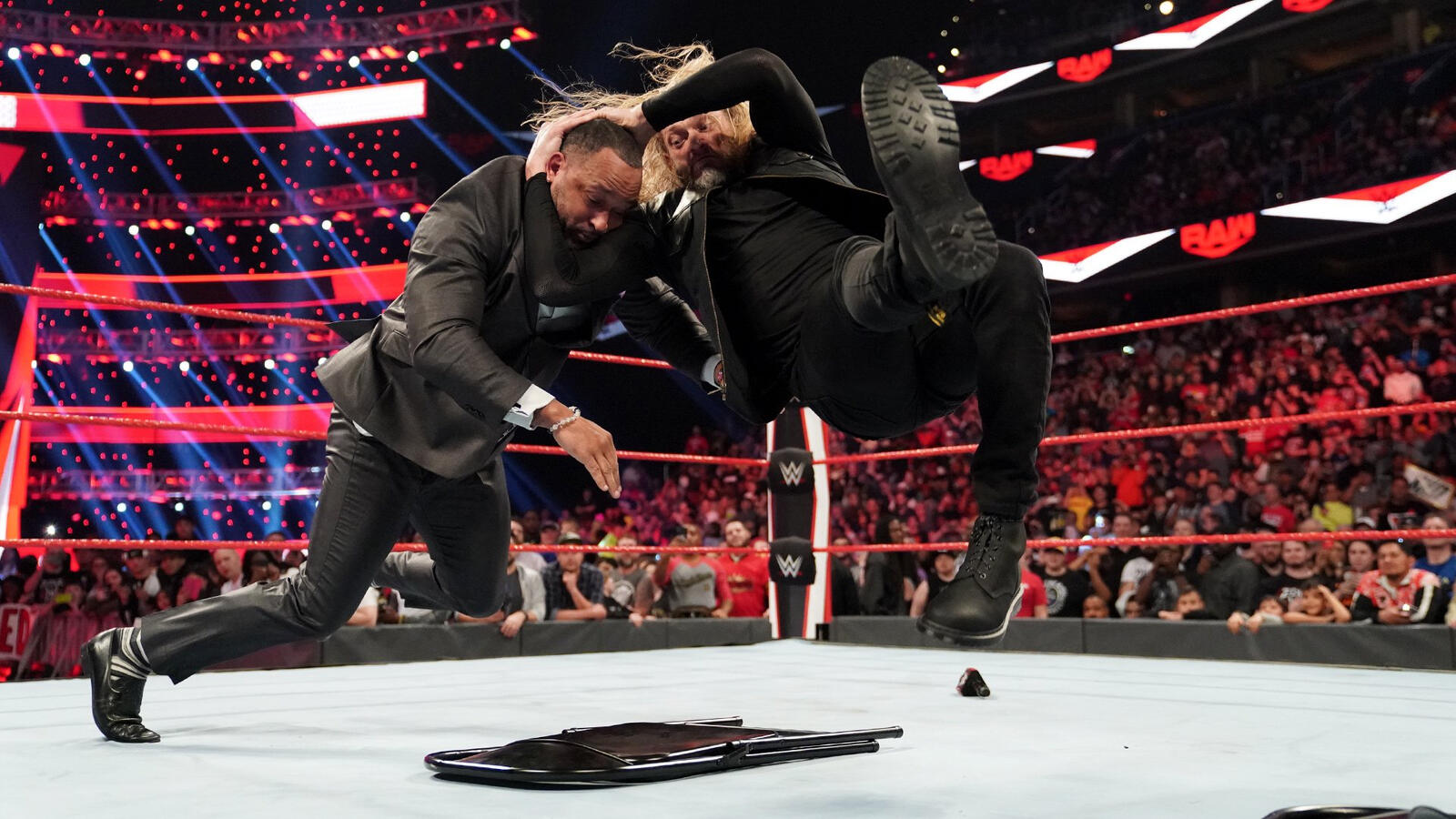 Edge Returns On WWE Raw; Destroys MVP & Hits Randy Orton With An RKO! 2