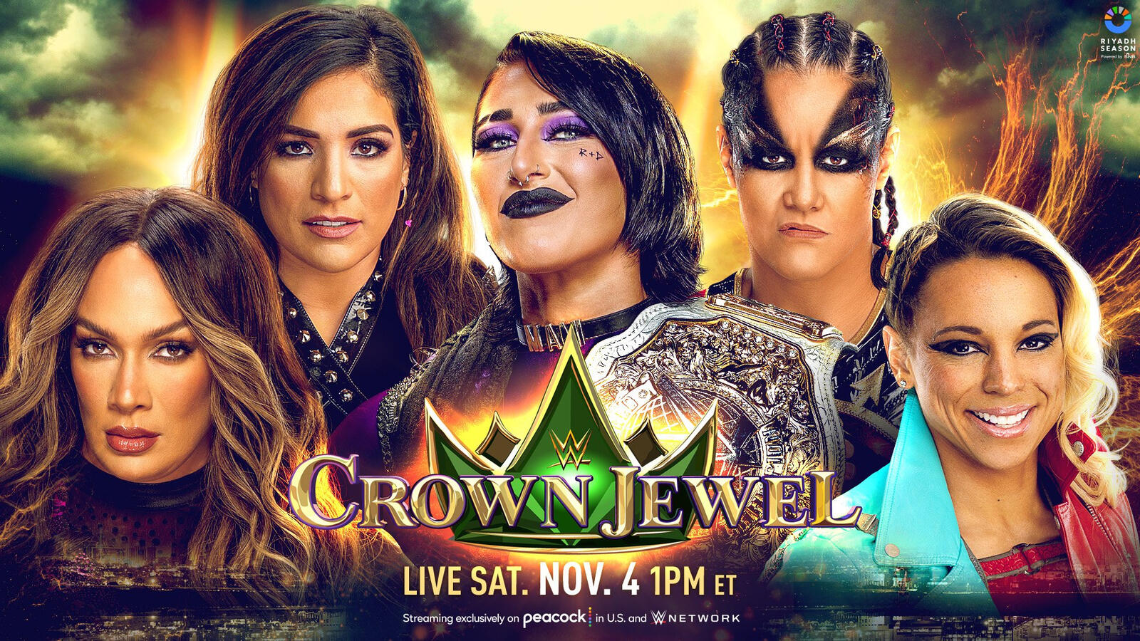 Big Fatal 5Way Match for the WWE Women's World Championship set for