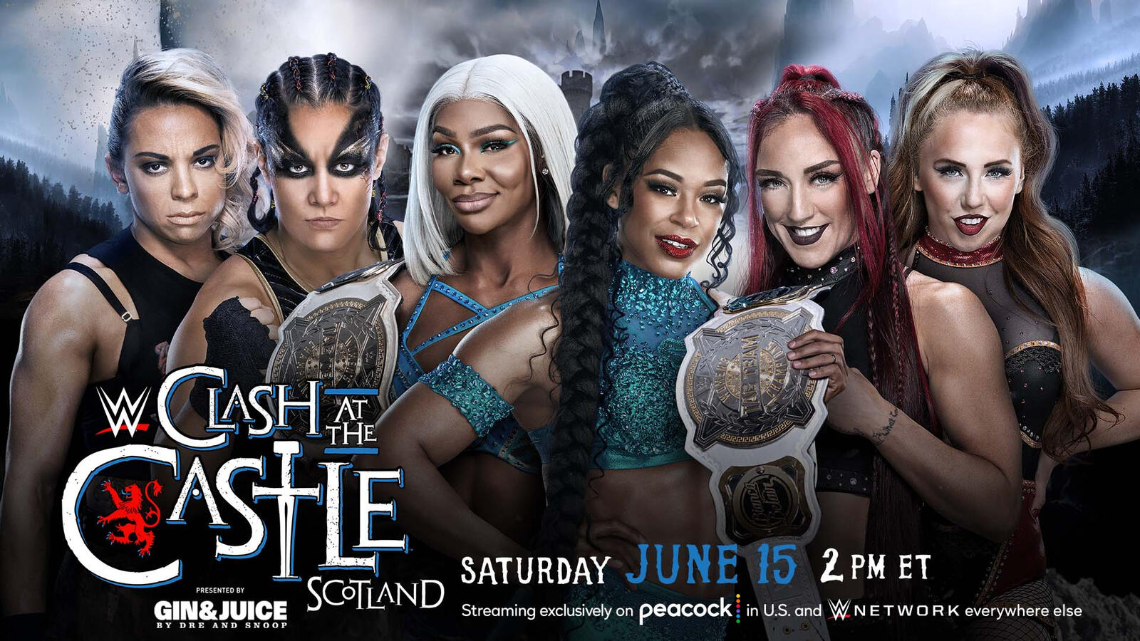 Big Triple Threat Women’s Tag Title Match Set for WWE Clash at the Castle