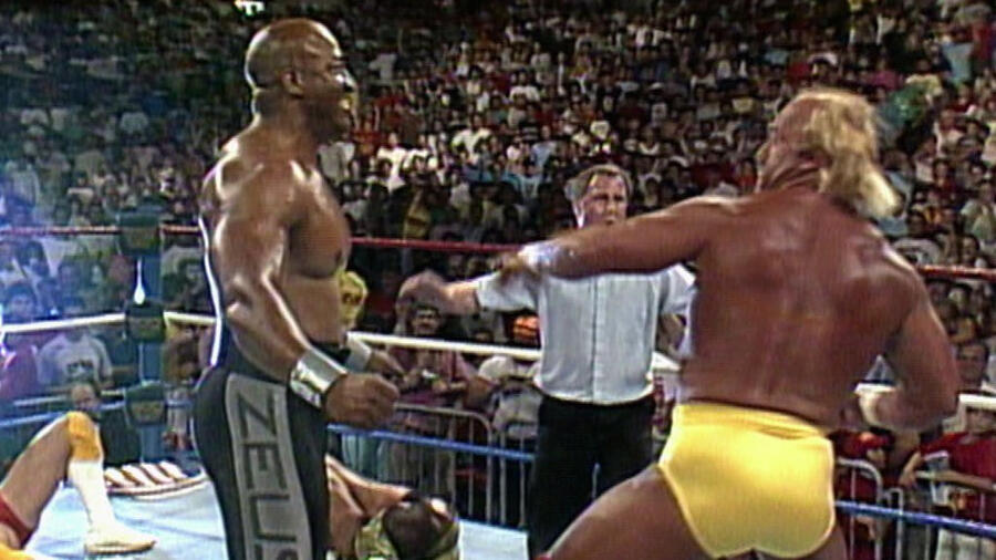 LandOfThe80s on X: On this date in 1989 WWF SummerSlam 2 was held at the Brendan  Byrne Arena in New Jersey. Brutus Beefcake & Hulk Hogan defeated Randy  Savage & Zeus in