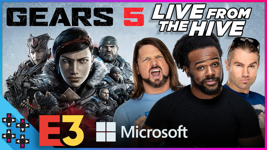 Xavier Woods, AJ Styles and Tyler Breeze play brand new “Gears 5” gameplay  mode
