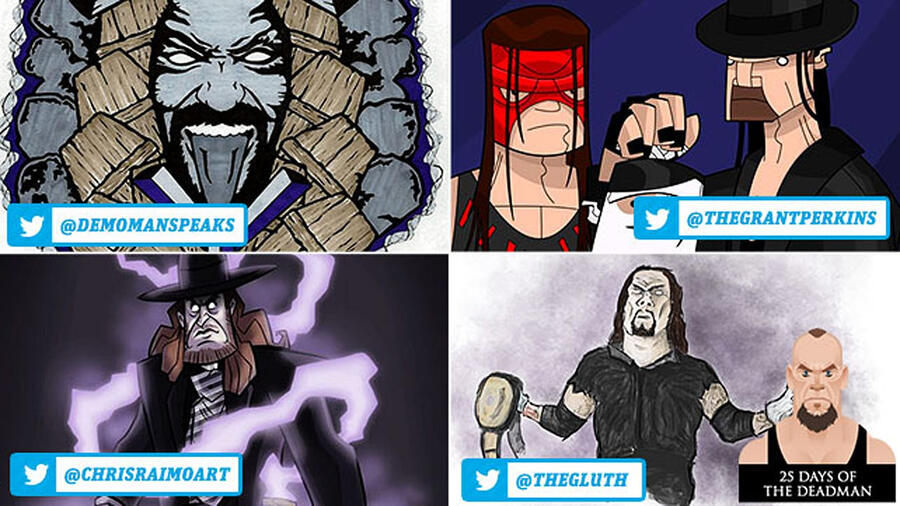 how to draw undertaker and kane