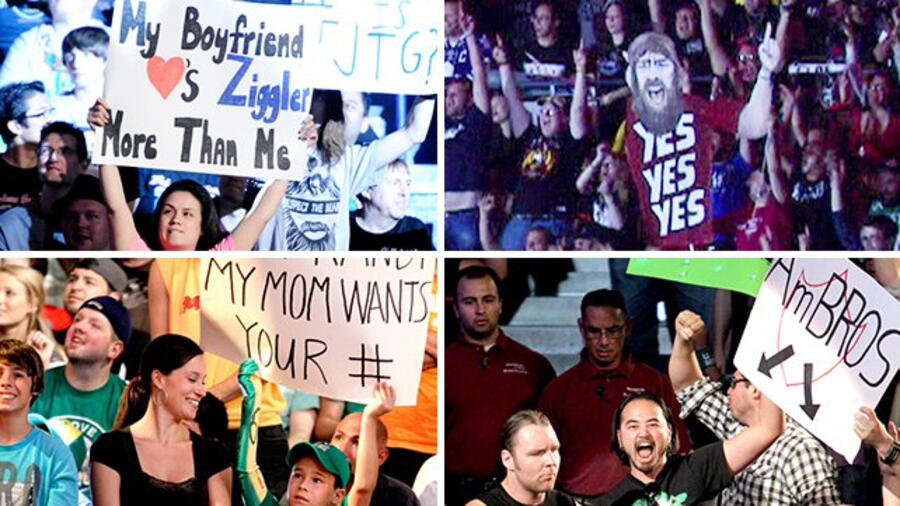 yes sign wwe