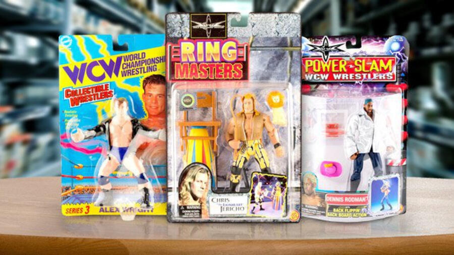 wwe sweat action figures