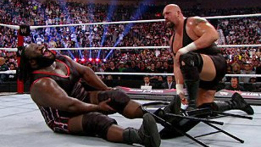 big show vs mark henry ring collapse