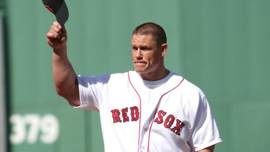 John Cena at Fenway Park. editorial image. Image of baseball - 44328235